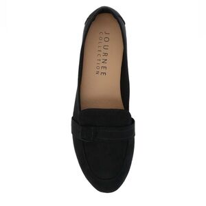 Journee “Marci” Black Suede Loafer